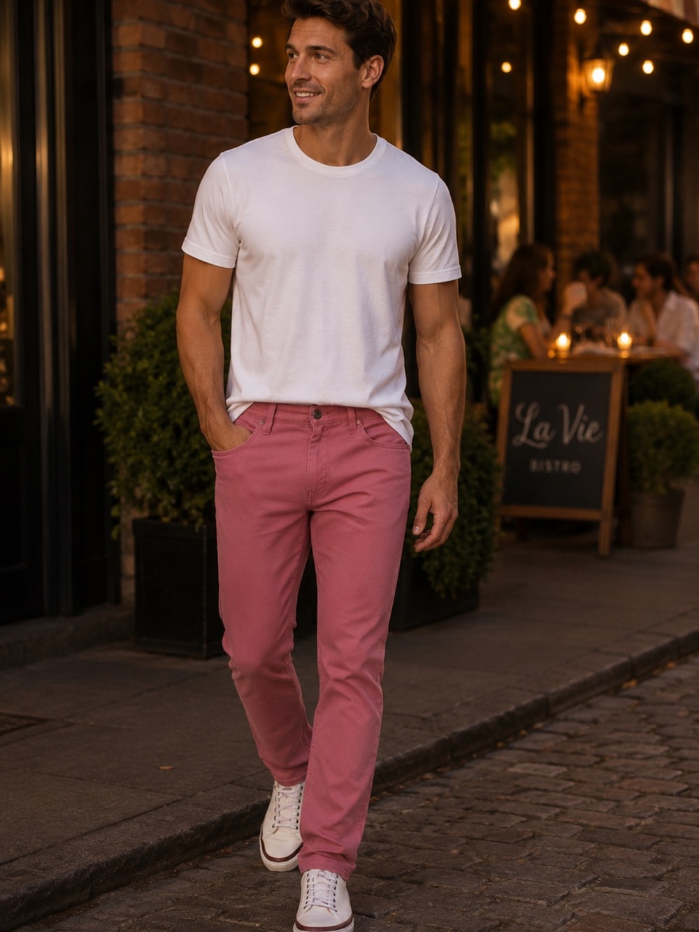 Robert Graham mauve REEVE PANT